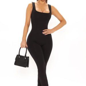 Love Evolution Sleeveless Jumpsuit - Black